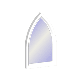 Gothic Springline Computer illustration of a gothic springline sash set window
