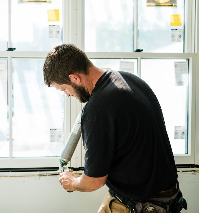 construction on new wood windows