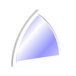 Gothic Computer illustration of a gothic sash set window