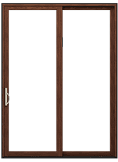 reserve traditional sliding patio door cob