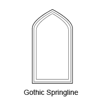 special shape gothic springline illustration