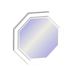 Octagon Computer illustration of an octagon direct set window