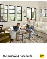brochure cover for the window and door guide