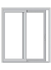 hurricane shield series sliding patio door cob