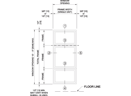 fiberglass vertical stacks technical illustration