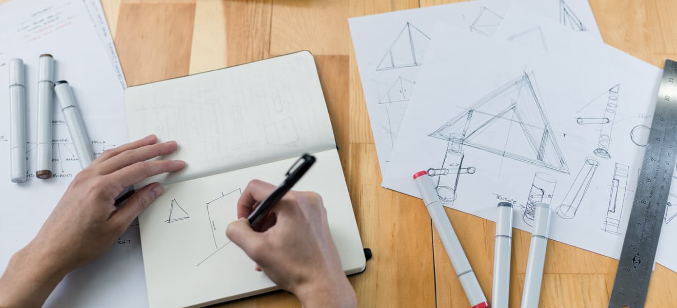 new york architect working on the drawings for the harlem boys and girls club