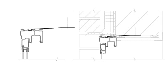 fiberglass window block frame with installation clip