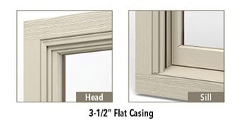 3 1/2" Flat Casing