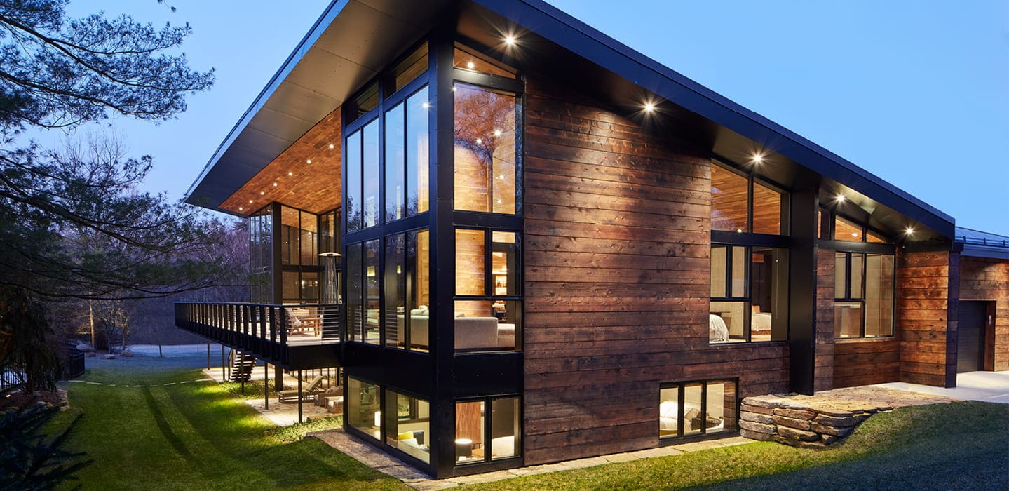 contemporary home with a rustic feel and reserve contemporary windows