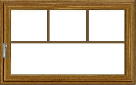 Top Row lifestyle awning window with top row grilles