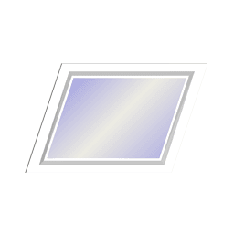 Parallelogram Computer illustration of a parallelogram sash set window
