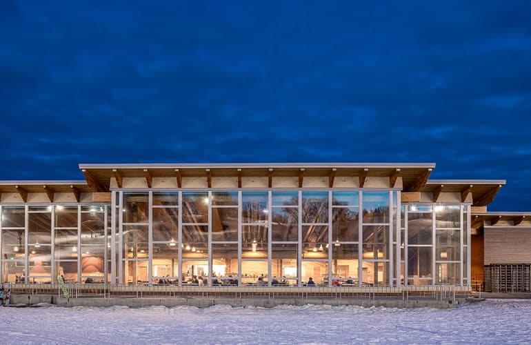 Hyland library pella passive-house certified windows