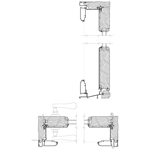 in-swing patio door cross section reserve traditional