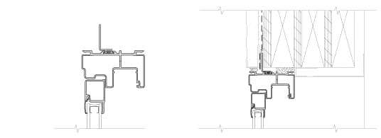 block frame technical drawing for offset fin